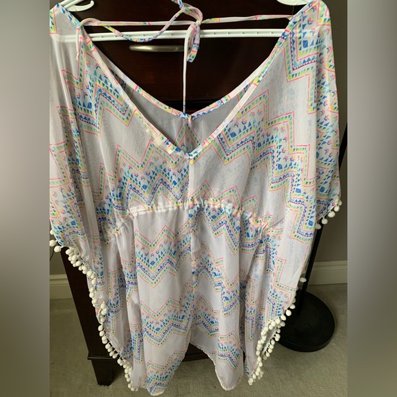 Multicolour Miken Swim Cover Up - Picture 4 of 4